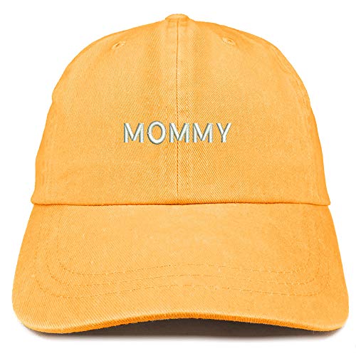 Trendy Apparel Shop Mommy Embroidered Washed Cotton Adjustable Cap