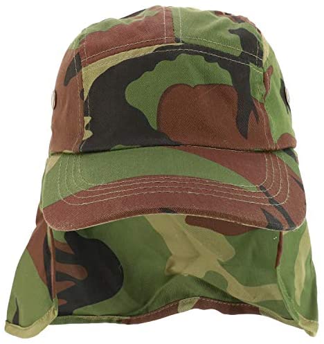 Trendy Apparel Shop Unstructured 5 Panel Rider's Baseball Cap with Ear Neck Flap