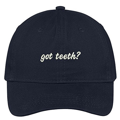 Trendy Apparel Shop Got Teeth? Embroidered Adjustable Cotton Cap