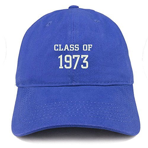 Trendy Apparel Shop Class of 1973 Embroidered Reunion Brushed Cotton Baseball Cap