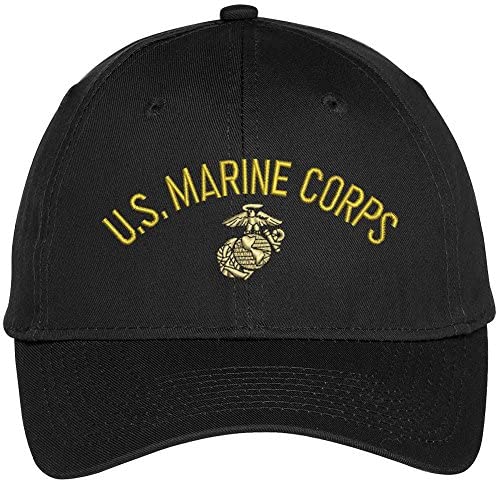 Trendy Apparel Shop US Marine Corps Embroidered Baseball Cap