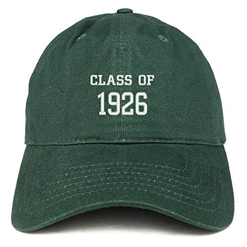 Trendy Apparel Shop Class of 1926 Embroidered Reunion Brushed Cotton Baseball Cap