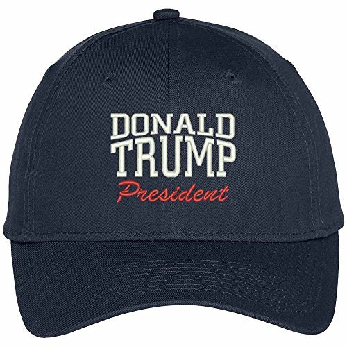 Trendy Apparel Shop Donald Trump President Embroidered Adjustable Snapback Baseball Cap