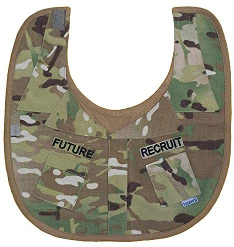 Trendy Apparel Shop Infant Future Recruit Camouflage Bib - Camo