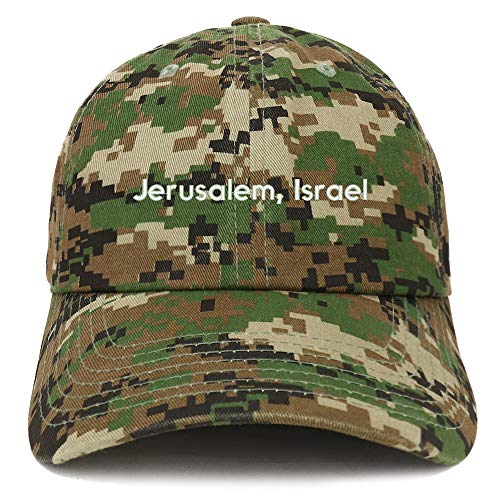 Trendy Apparel Shop Jerusalem Israel Embroidered Cotton Unstructured Dad Hat