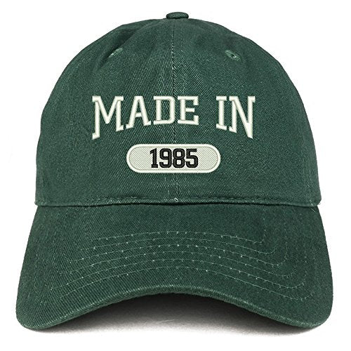 Trendy Apparel Shop Made in 1985 Embroidered 36th Birthday Brushed Cotton Cap