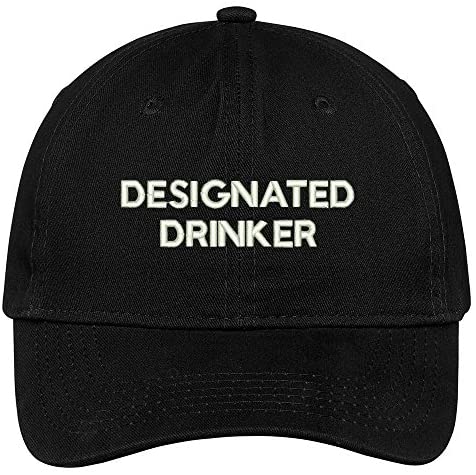 Trendy Apparel Shop Designated Drinker Embroidered Low Profile Adjustable Cap Dad Hat
