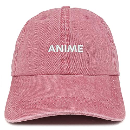 Trendy Apparel Shop Anime Adjustable Embroidered Washed Low Profile Cap