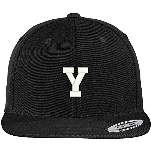Trendy Apparel Shop Letter Y Collegiate Varsity Font Initial Embroidered Baseball Cap