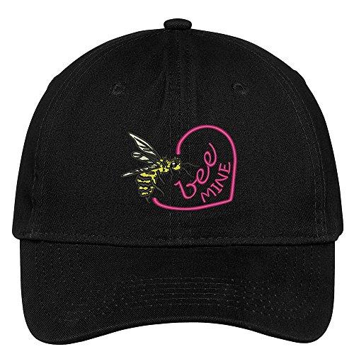 Trendy Apparel Shop Bee Mine Embroidered Low Profile Cotton Cap Dad Hat