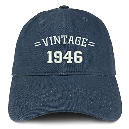Trendy Apparel Shop Vintage 1946 75th Birthday Baseball Cap
