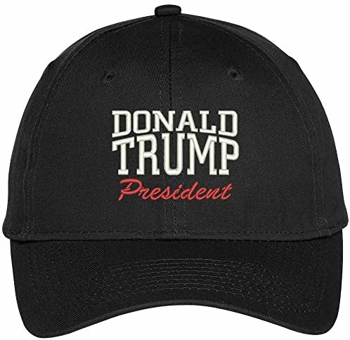 Trendy Apparel Shop Donald Trump President Embroidered Adjustable Snapback Baseball Cap