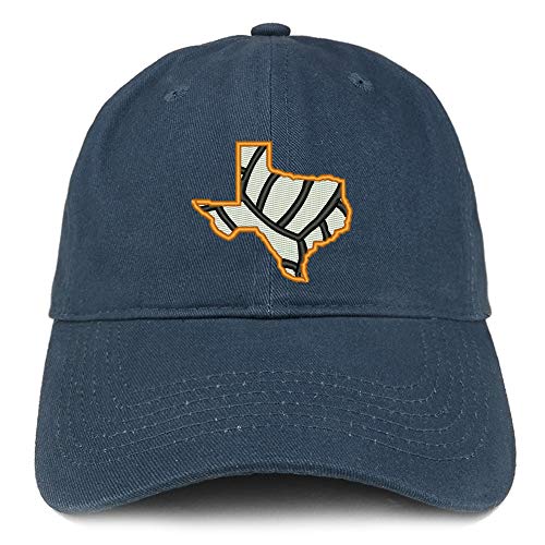 Trendy Apparel Shop Texas Volleyball Embroidered Brushed Cotton Cap