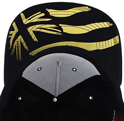 Trendy Apparel Shop High Frequency Hawaiian Flag Scuba Flatbill Snapback Cap