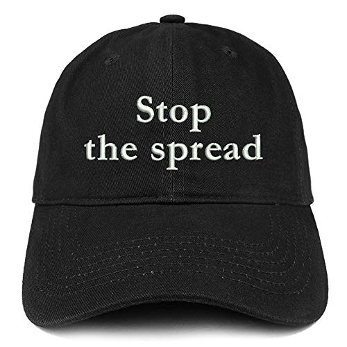 Trendy Apparel Shop Stop The Spread Embroidered Soft Crown Cotton Cap