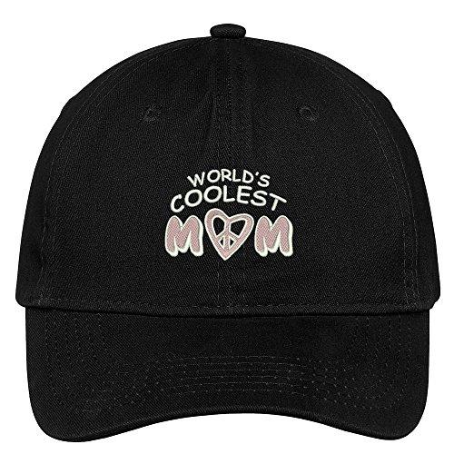 Trendy Apparel Shop World's Coolest Mom Embroidered Soft Brushed Cotton Low Profile Cap
