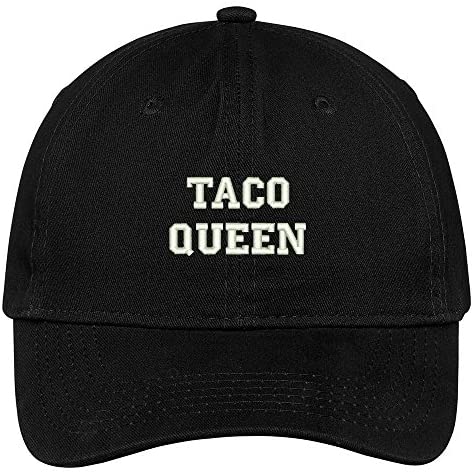Trendy Apparel Shop Taco Queen Embroidered Low Profile Adjustable Cap Dad Hat