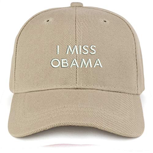 Trendy Apparel Shop I Miss Obama Embroidered Youth Size Kids Structured Baseball Cap