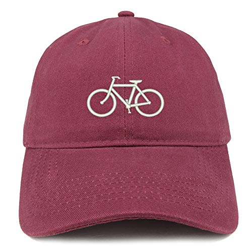Trendy Apparel Shop Love to Bicycle Image Embroidered Cotton Dad Hat