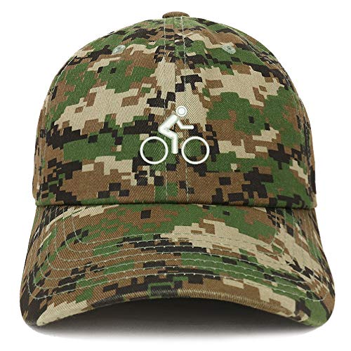 Trendy Apparel Shop Triathlon Bike Embroidered Unstructured Cotton Dad Hat