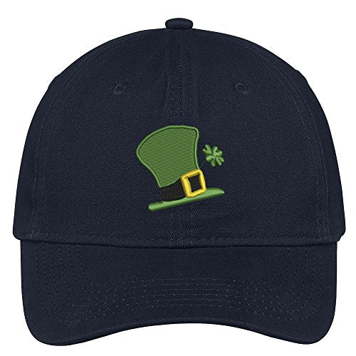 Trendy Apparel Shop Leprechaun Hat Embroidered Low Profile Soft Cotton Brushed Baseball Cap