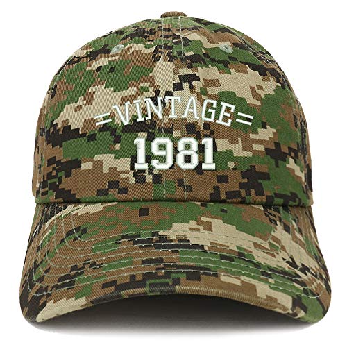 Trendy Apparel Shop Vintage 1981 40TH Birthday Baseball Cap