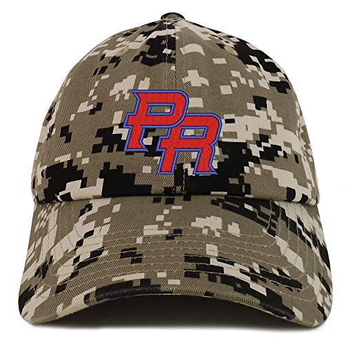 Trendy Apparel Shop Puerto Rico PR Embroidered Soft Crown 100% Brushed Cotton Cap