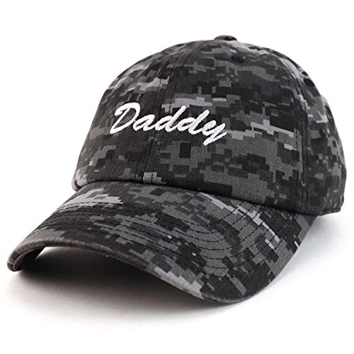 Trendy Apparel Shop Daddy Script Font Embroidered Low Profile Soft Cotton Baseball Cap