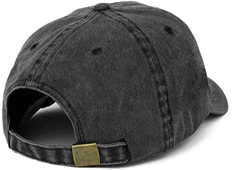 Trendy Apparel Shop XXL Petty Embroidered Unstructured Washed Pigment Dyed Baseball Cap