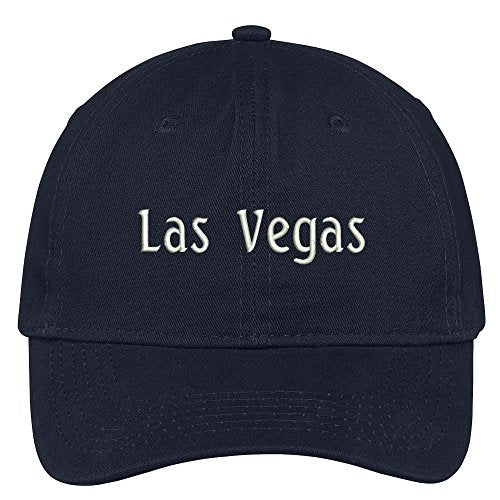 Trendy Apparel Shop Las Vegas City Embroidered Low Profile 100% Cotton Adjustable Cap