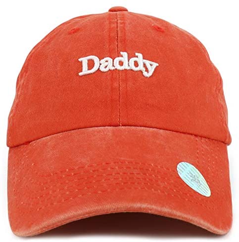 Trendy Apparel Shop Daddy 3D Embroidered Washed Cotton Soft Baseball Cap