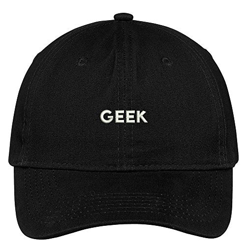 Trendy Apparel Shop Geek Embroidered Low Profile Soft Cotton Brushed Baseball Cap