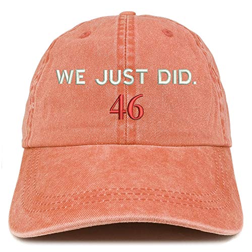 Trendy Apparel Shop We Just Did 46 President 2020 Celebration Washed Cotton Cap