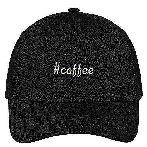 Trendy Apparel Shop Hashtag Coffee Embroidered Soft Low Profile Cotton Cap Dad Hat