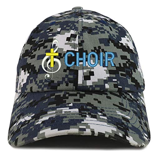 Trendy Apparel Shop Choir Embroidered Soft Crown 100% Brushed Cotton Cap