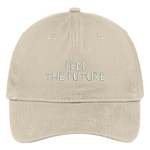 Trendy Apparel Shop Fem The Future Embroidered 100% Quality Brushed Cotton Baseball Cap