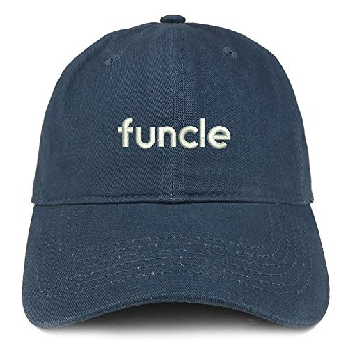 Trendy Apparel Shop Funcle Small CASE Embroidered Soft Crown 100% Brushed Cotton Cap