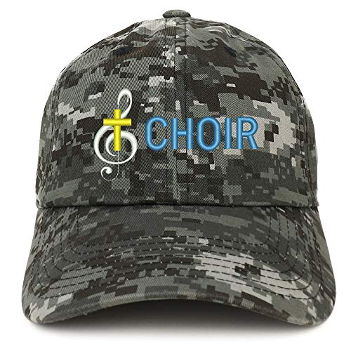 Trendy Apparel Shop Choir Embroidered Soft Crown 100% Brushed Cotton Cap