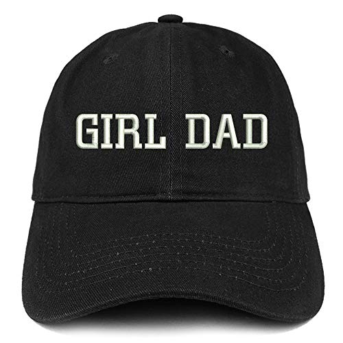 Trendy Apparel Shop Girl DAD Embroidered Soft Crown 100% Brushed Cotton Cap