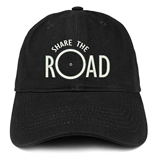Trendy Apparel Shop Share The Road Embroidered Unstructured Cotton Dad Hat