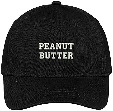 Trendy Apparel Shop Peanut Butter Embroidered Low Profile Soft Cotton Brushed Cap