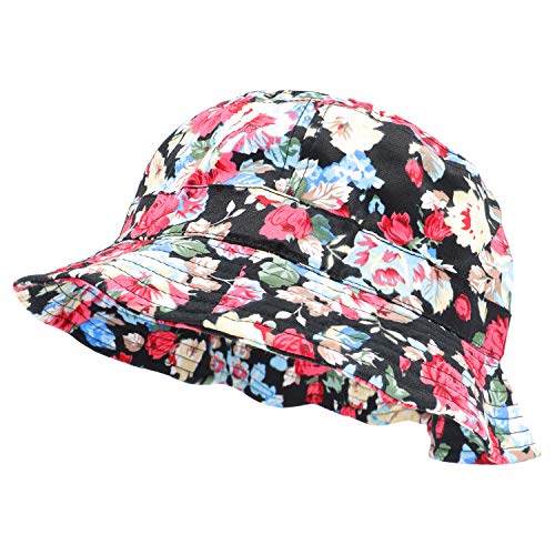 Trendy Apparel Shop Multi Color Floral Print Lightweight Bucket Hat