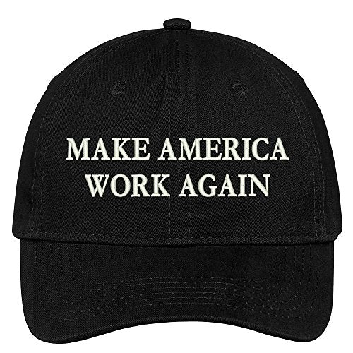 Trendy Apparel Shop Make America Work Again Embroidered Donald Trump New Campaign Cap