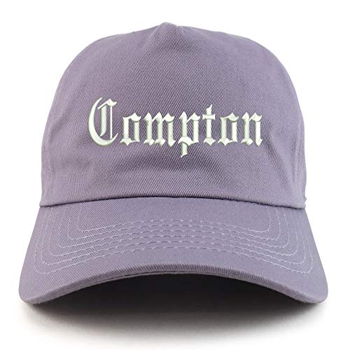 Trendy Apparel Shop Compton City Old English Unstructured 5 Panel Baseball Cap