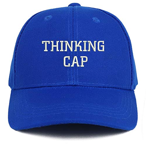 Trendy Apparel Shop Thinking Cap Embroidered Youth Size Kids Structured Baseball Cap