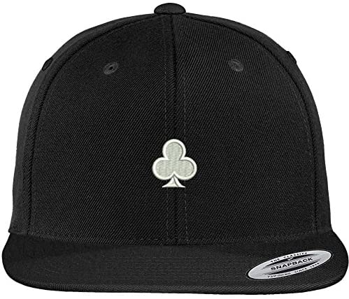 Trendy Apparel Shop Flexfit Ace of Club Embroidered Snapback Cap