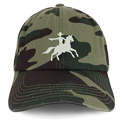 Trendy Apparel Shop Shooting Cowboy Soft Crown 100% Brushed Cotton Cap