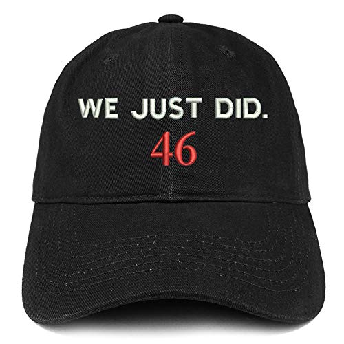 Trendy Apparel Shop We Just Did 46 President 2020 Celebration Brushed Cotton Cap
