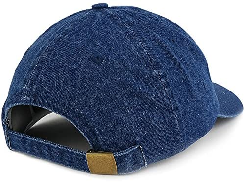 Trendy Apparel Shop Low Profile Unstructured Denim Garment Washed Baseball Cap