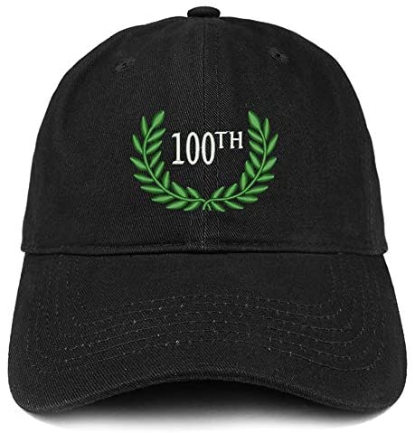 Trendy Apparel Shop 100th Anniversary Embroidered Unstructured Cotton Dad Hat
